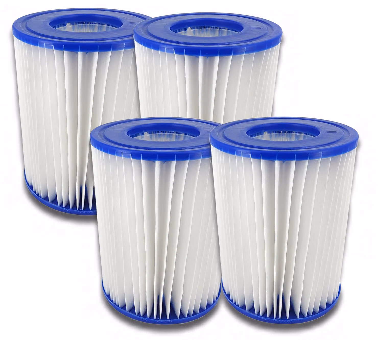 Set da 4 filtri per piscina misura 2 Bestway 58094 Cartuccia filtrante Pulizia