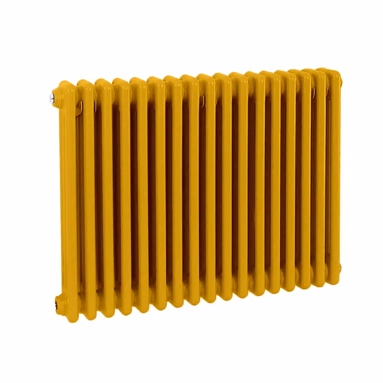 Radiatore Orizzontale a Colonne (2 Colonne) 600mm x 785mm - Giallo (Dandelion Giallo) - Regent