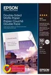 Carta fotografica Epson A4 Double Sided Matte White C13S041569 (50 pezzi)