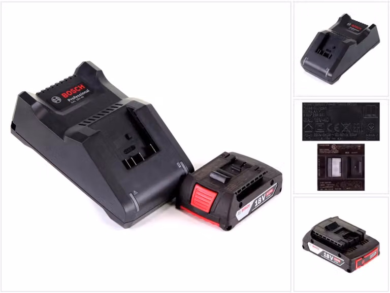 Starter Set 18V Bosch con 1x batteria GBA 2,0Ah + caricatore GAL 18V-40