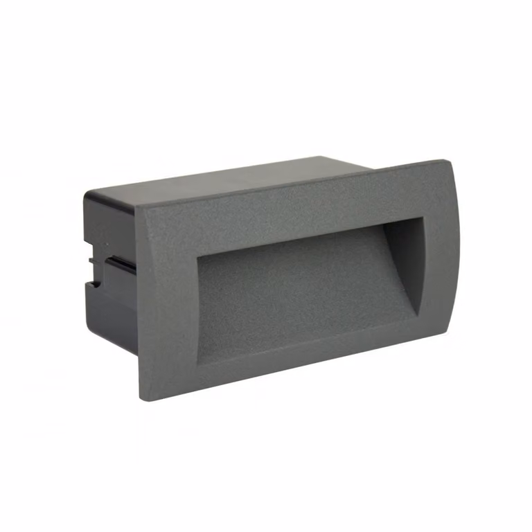 Lampada LED da incasso per scale in facciata 4W grigio scuro IP65 SU-MA Mur M2031