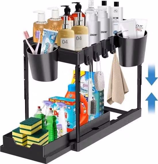 Sciogliente scaffale da cucina - Mobile con cassetti per un tocco
