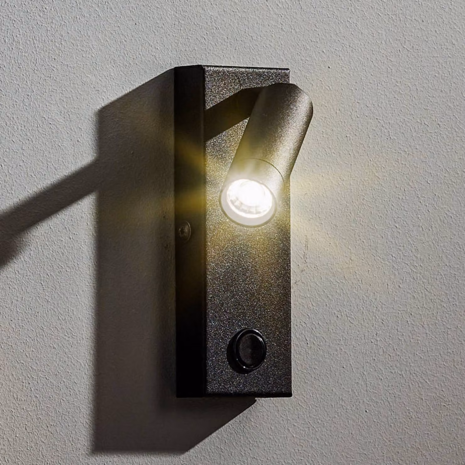 Applique da parete a LED Enzo TK Lighting, Nero, Soggiorno / Sala da pranzo, Metallo, Moderno, Applique a LED