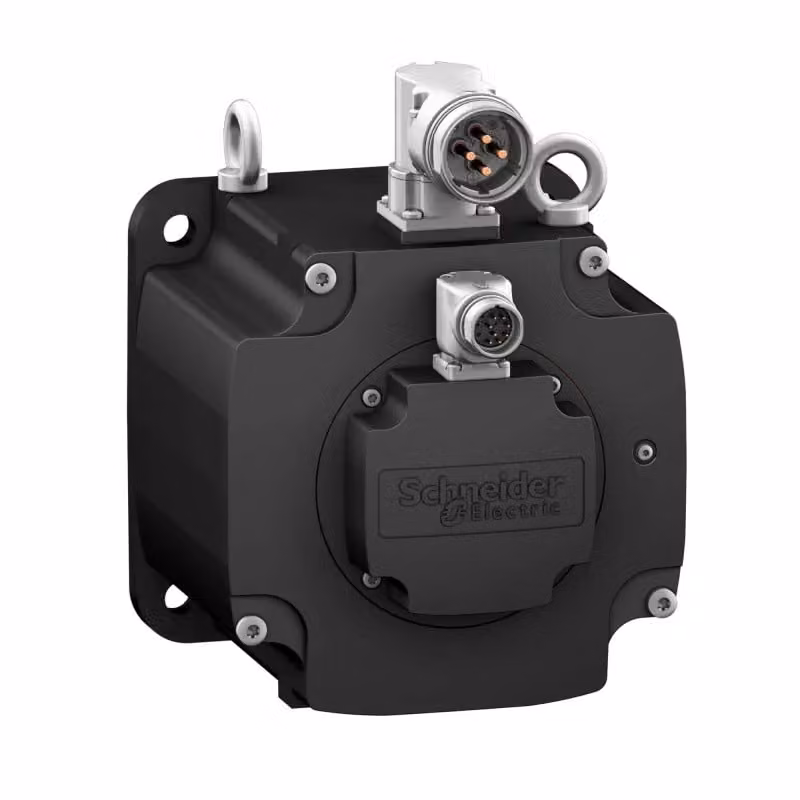 Servomotore Schneider Electric, Lexium BMH, 190 mm, 65 Nm, albero liscio IP65, Singelturn 128P/U, M40+M23 ad angolo, freno BMH1903P21F2A