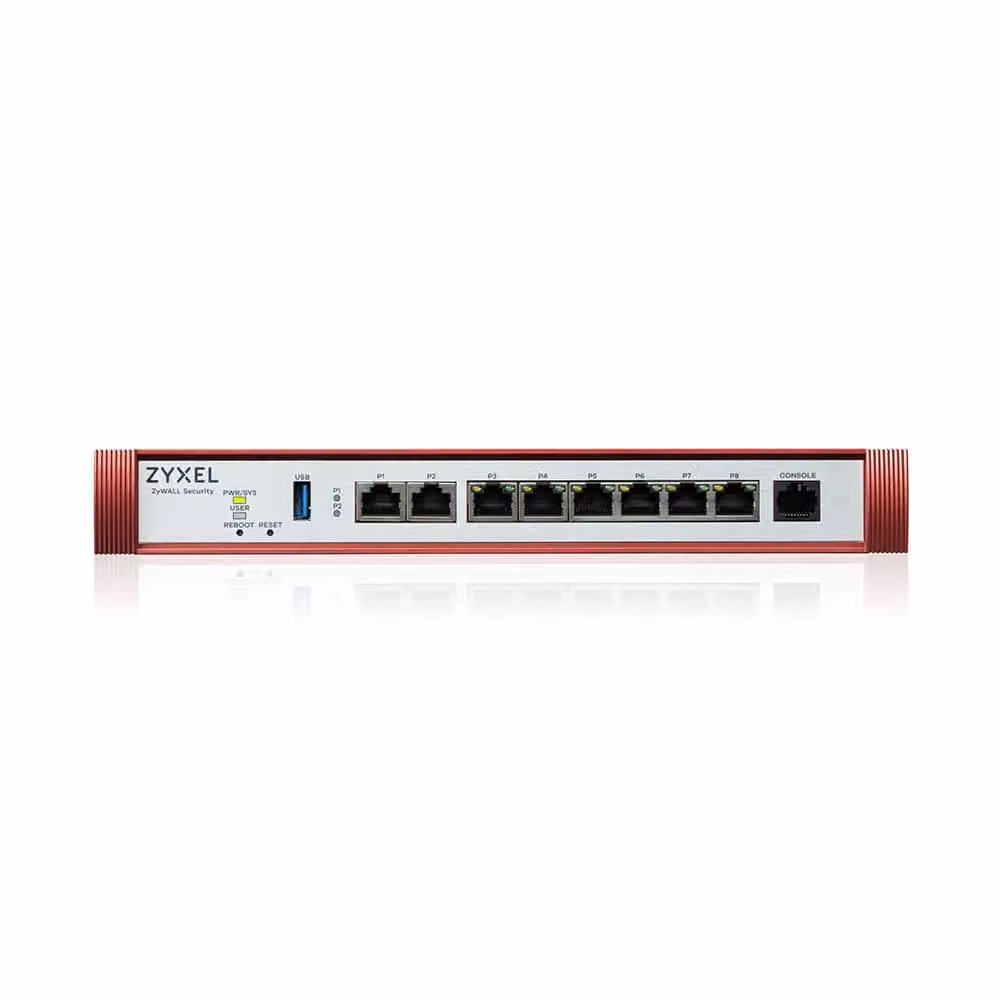 Firewall Zyxel USG Flex 200H Hardware 5 Gbit/s Rosso – 2