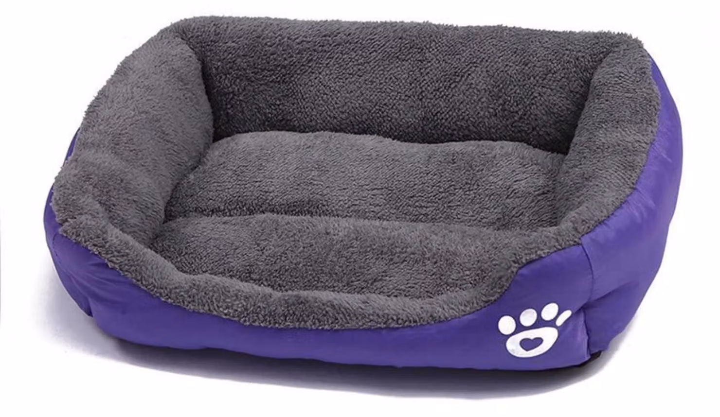 Cuccia per cani, cuscino per cani, taglia 2XL, 110 x 82 cm, forma rettangolare, colore viola, morbido e peloso, adatto per cani e gatti