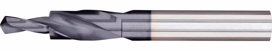 Punta a gradini corta Fortis HSS M6 per fori passanti a 180 gradi con rivestimento TiAlN