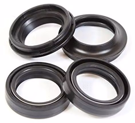 Kit per la lubrificazione delle forcelle, completo di coperture antipolvere
