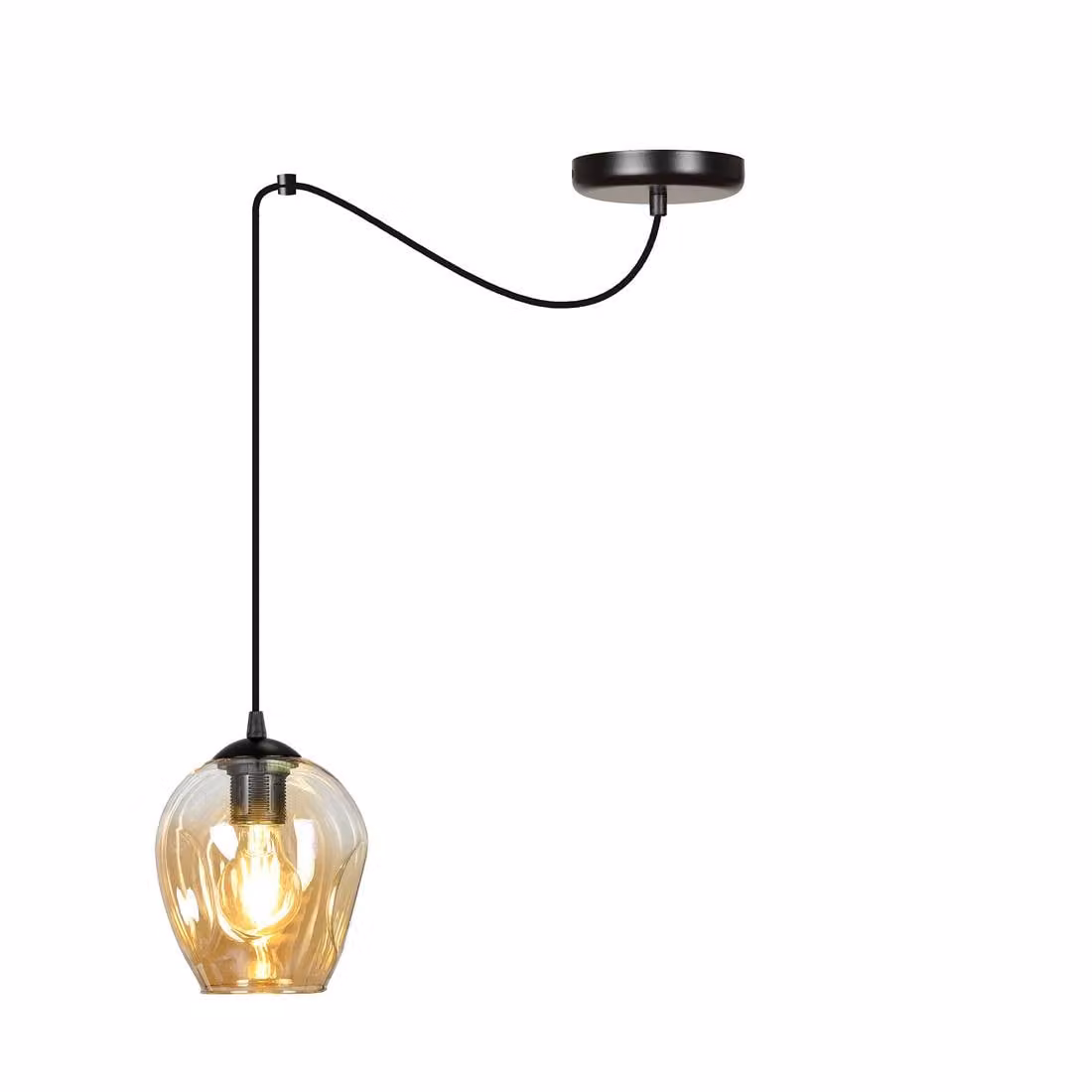 LAMPADA A SOSPENSIONE Emibig 1xE27 60W LEVEL 1 BL/MIELE 758/1
