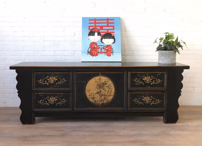 OPIUM OUTLET Mobile cassettiera cinese asiatico orientale, completamente assemblato