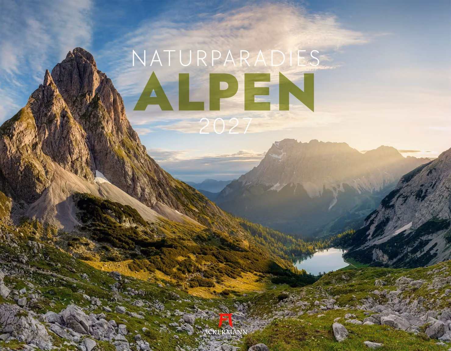 Calendario da parete 2027 - Paesaggio montano - Formato grande