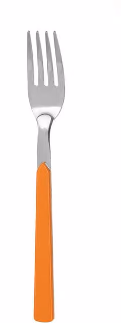 Forchetta in acciaio inossidabile con manico arancione Fast Eme