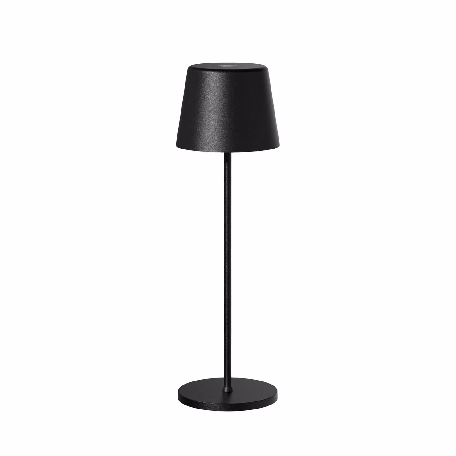 tint Müller Licht Lampada da tavolo LED Dalia, alluminio, nero dimmerabile, Nero, Soggiorno / Sala da pranzo, Alluminio