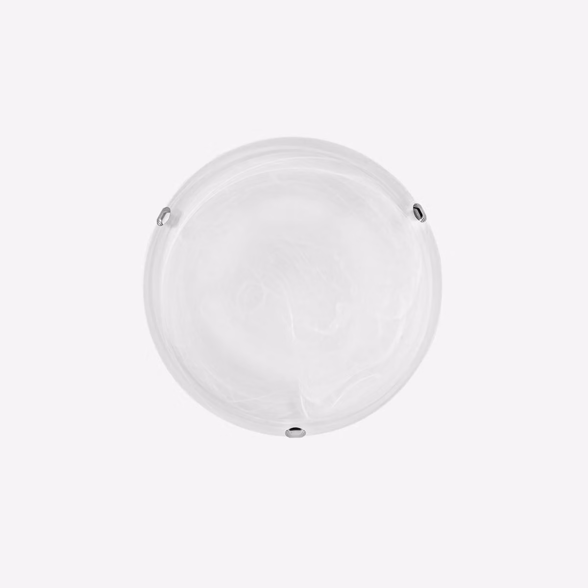 Plafoniera LED LUNA, in vetro bianco, 24W, 4000K (luce naturale), diametro 40 cm.