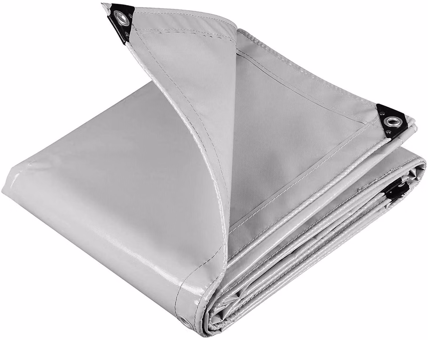 PVC-Plane impermeabile, 500 g/m², colore grigio chiaro, dimensioni 300x500 cm