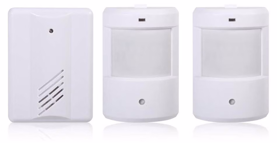 Sensore di movimento con allarme wireless e kit di citofono a induzione