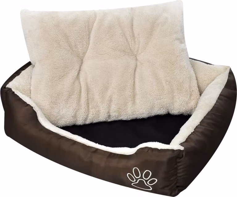 The Living Store Letto per cani marrone e beige XXL