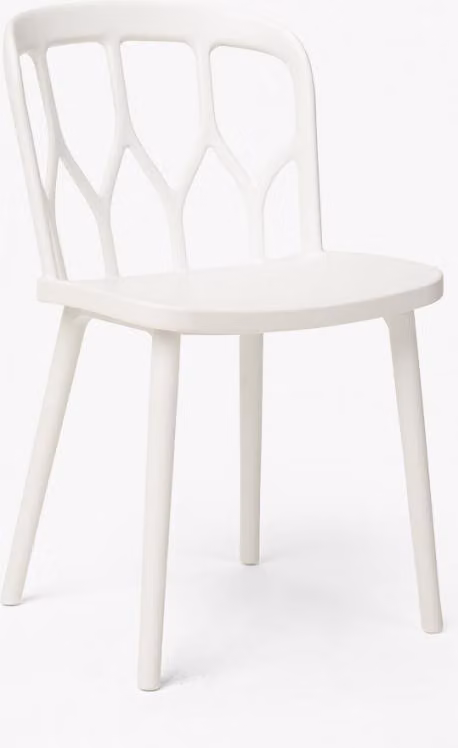 Sedie di design moderno per cucina, bar e giardino in polipropilene Alchemy Flow - Bianco