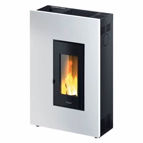 Stufa a pellet Pegaso Madison 5 Slim Bianco 5,2kW Classe A+ – 2