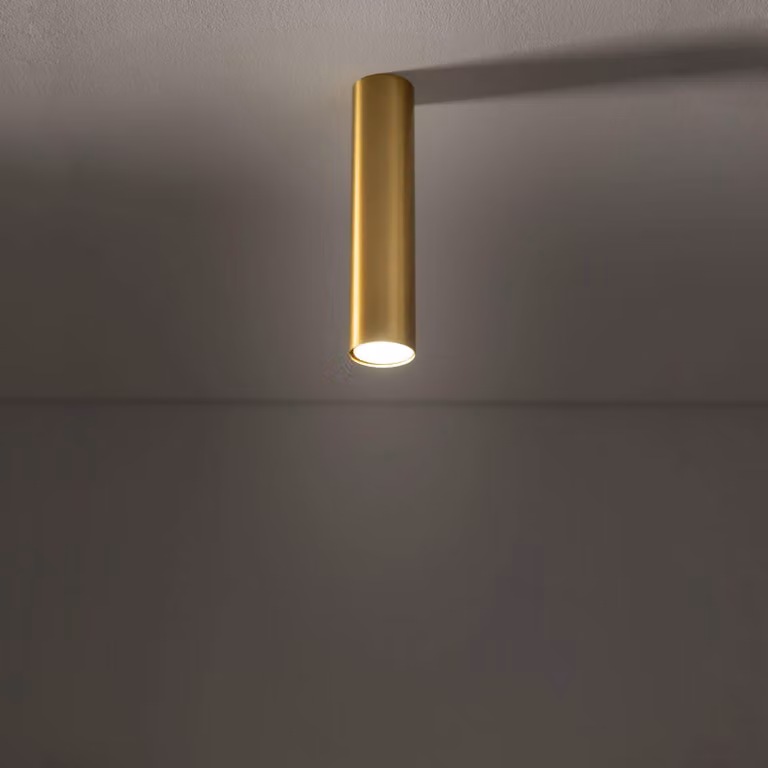 Plafoniera da cucina ottone nero GU10 Ø 5,5 cm vero ottone plafoniera moderna