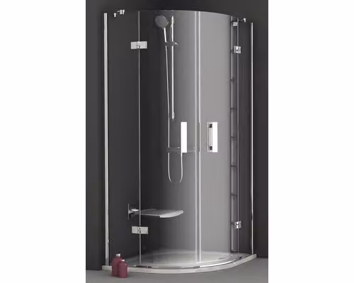 Cabina doccia RAVAK Smartline SMSKK4-90 cromo+doppie porte trasparenti 3S277A00Y1
