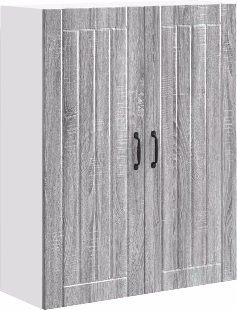 Armadietto a muro LUCCA Grigio Sonoma 80 x 31 x 100 cm