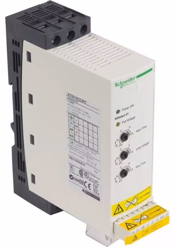 Avviatore graduale Schneider Electric per motore asincrono, ATS01, 22 A, 440-480 V ATS01N222RT