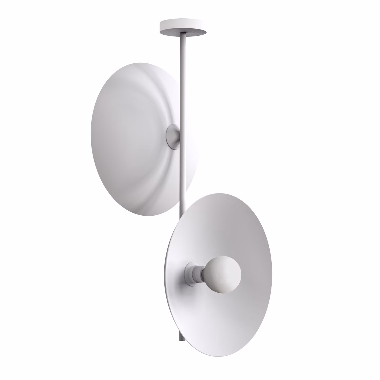 Lampada Da Soffitto Cassini Monocolore Opaca A 2 Luci