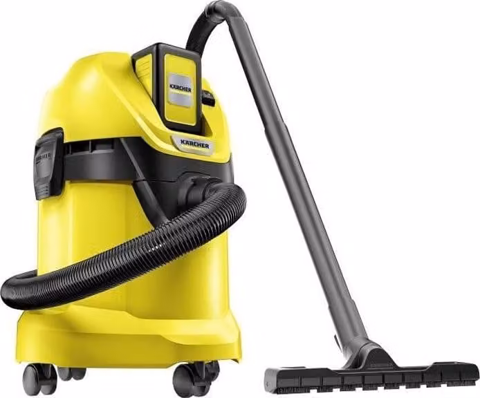 Aspirapolvere/aspiraliquidi a batteria Kärcher WD 3, 17 l, 300 W, batteria 36 V/2,5 Ah, senza fili