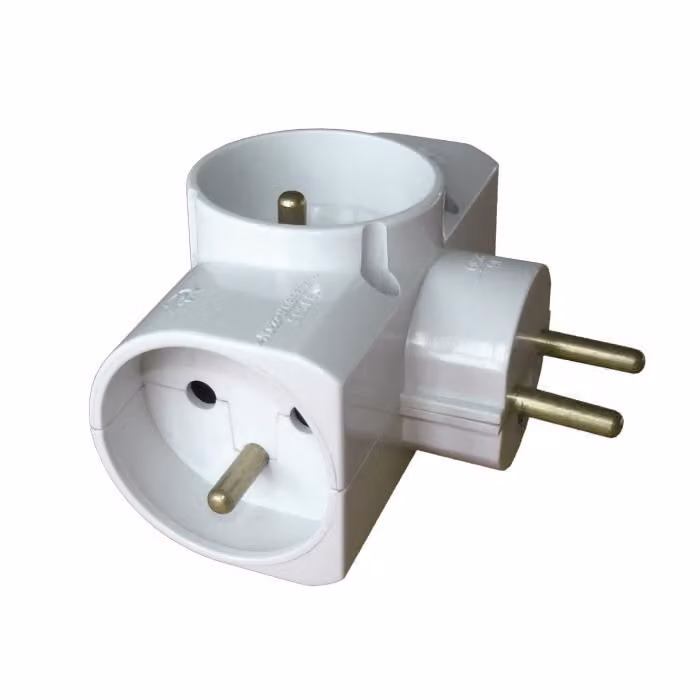 ZENITECH Triplite laterale 16 A bianco