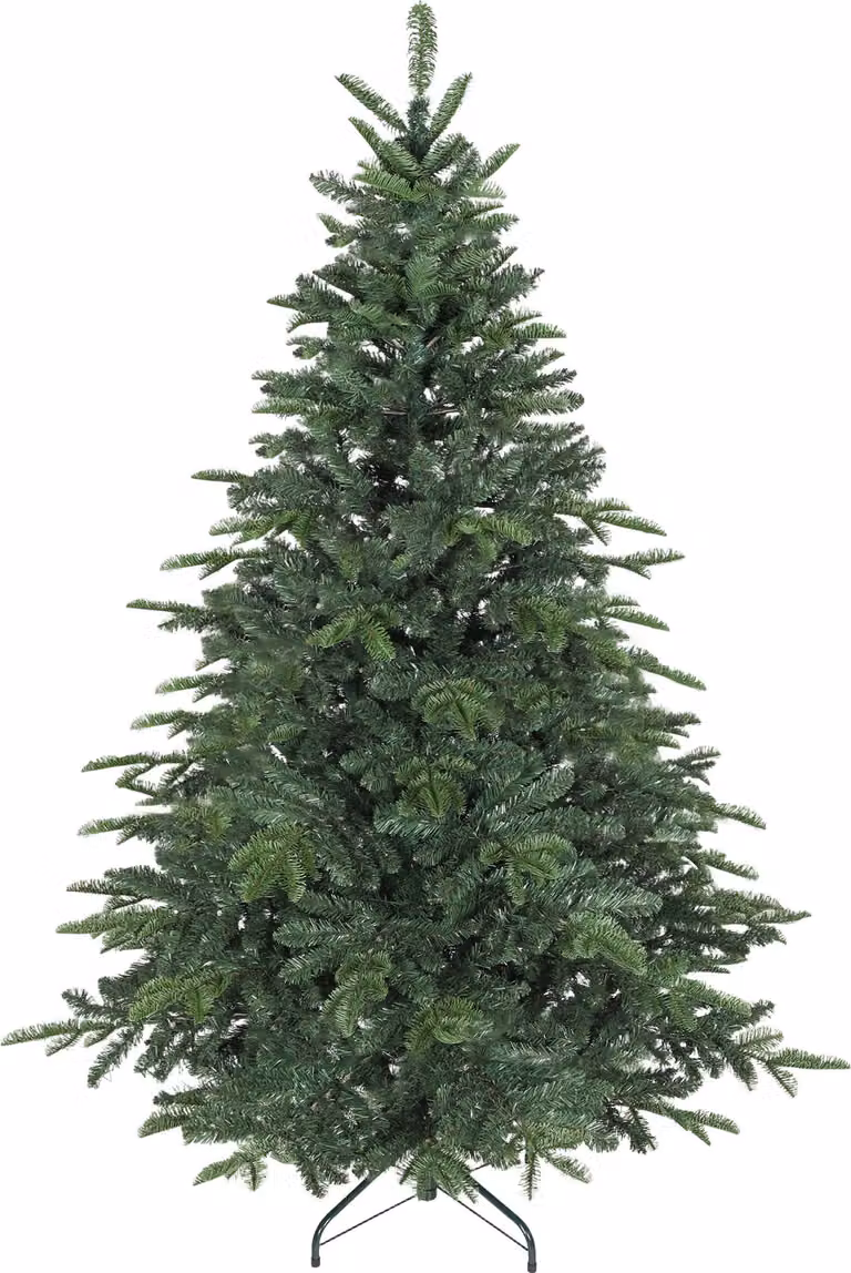 HOMCOM Albero di Natale artificiale da 180 cm con rami folti, verde
