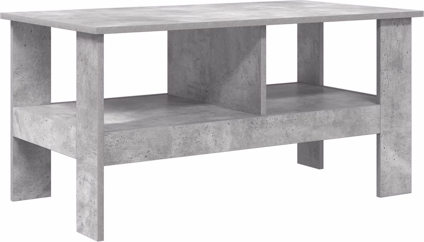 Tavolino da salotto Grigio cemento 90 x 50 x 45 cm