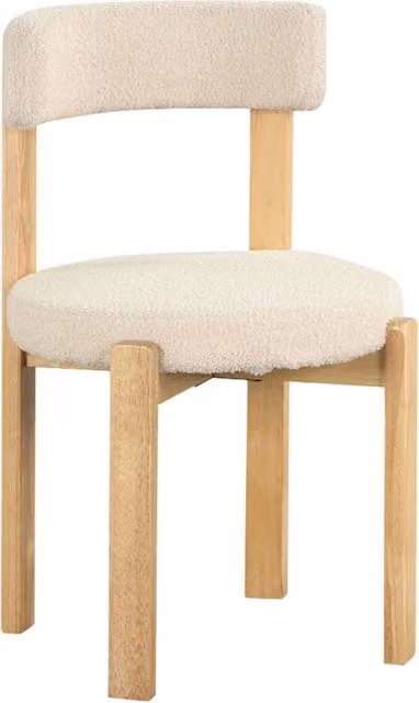 Set di 2 sedie da pranzo imbottite con piedini regolabili, Sedia da cucina con schienale ergonomici e cuscino morbido portata 160 kg