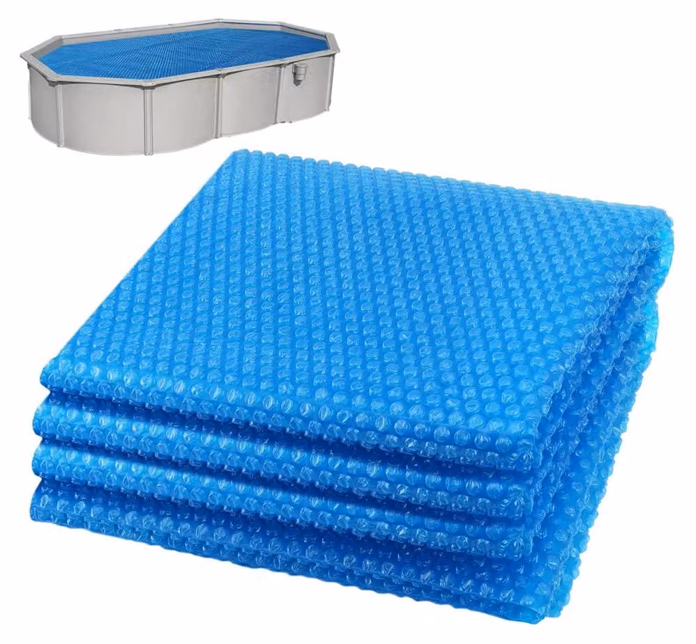Telo solare per piscina VOUNOT® rettangolare 800x400 cm, telo solare per piscina con spessore 120 µm, pellicola solare per piscina tagliabile su misura, blu