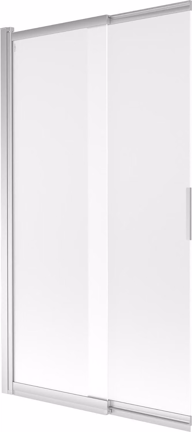 Mexen Fox paratia per vasca da bagno a 2 ante scorrevoli 100 x 150 cm, smerigliato, cromo - 891-100-002-01-30