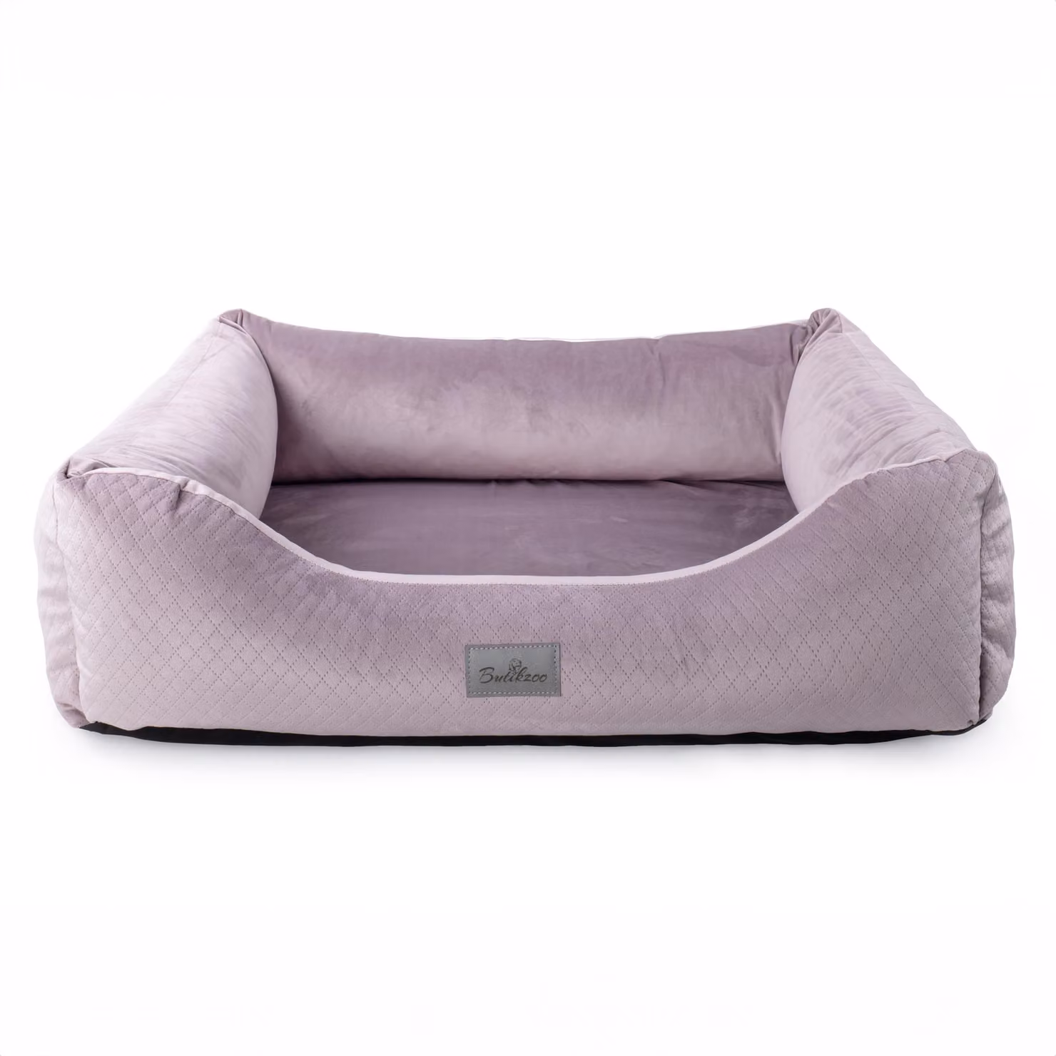 Letto per cani Premium Velvet Pink L - 93x77x22 cm | Divano morbido per cani e gatti