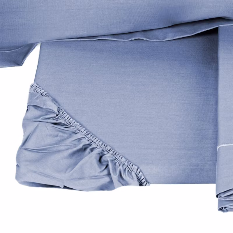 TESEO Completo lenzuola - Taglia: 2 piazze,Colore: TESEO - Blue Fog