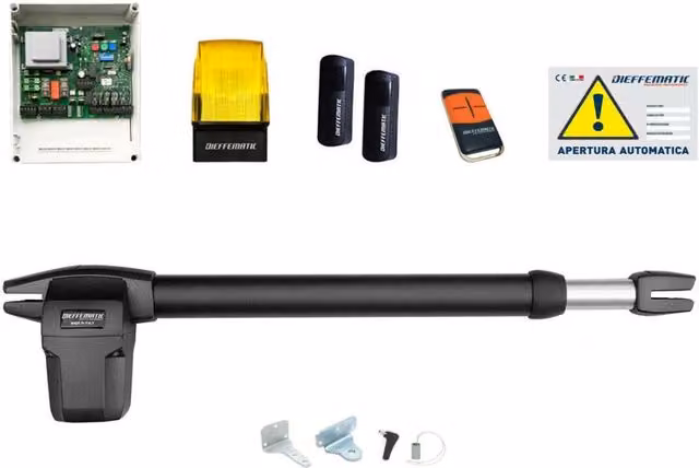 KIT BHR CORSA 400 COMPLETO AUTOMAZIONE APRI CANCELLO 1 MONO ANTA SX SINGOLO