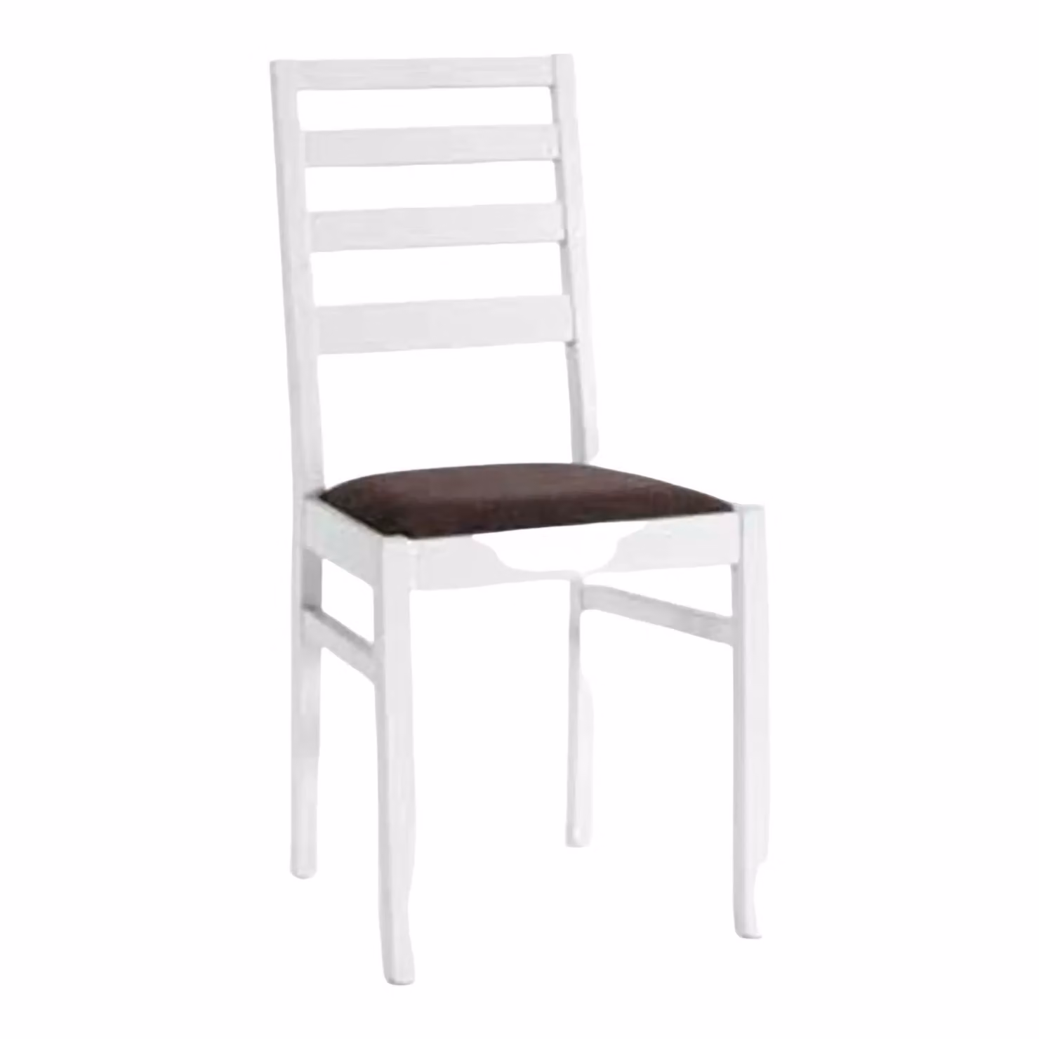Set di 2 sedie moderne in legno di faggio imbottite in tessuto bianco Mobili 2G L/P/H: 42,5 x 37,5 x 90 cm