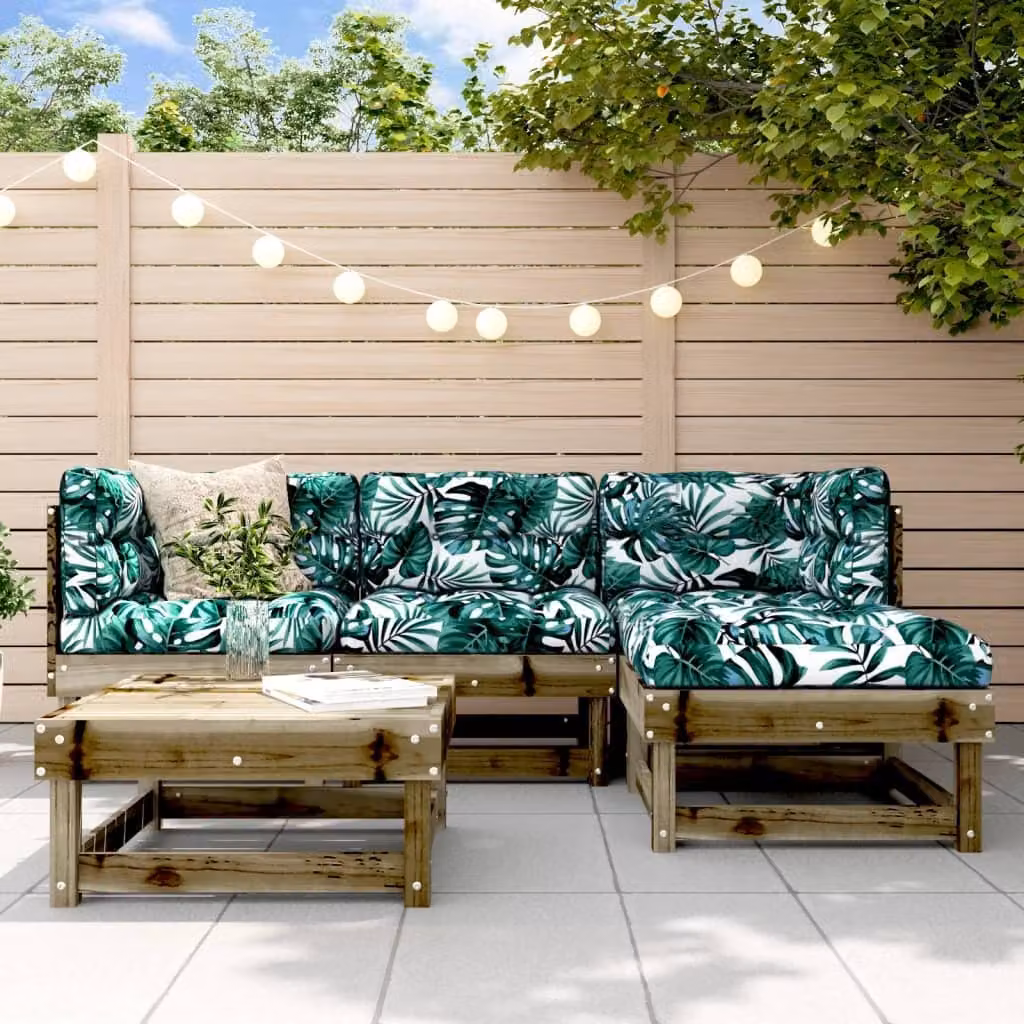 Maison Exclusive - Set da giardino da 5 pezzi in legno di pino trattato