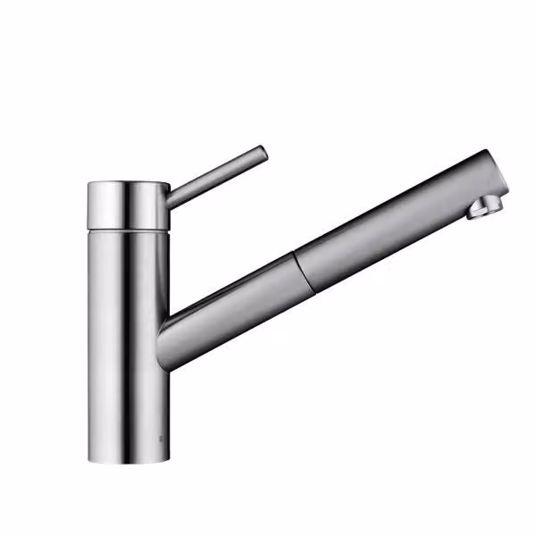 KWC Inox 3, miscelatore per lavello, acciaio inox, alta pressione