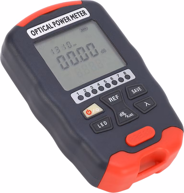 Misuratore di potenza ottica – misuratore di potenza per fibre ottiche 3-in-1 con tester RJ45, da -70 a +10 dBm