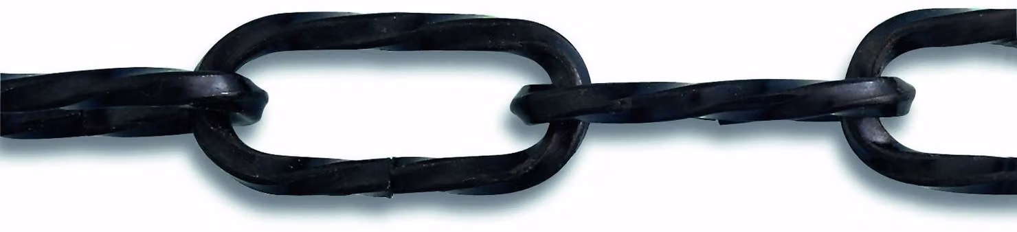 Catena per lampade, nera, realizzata in filo di acciaio intrecciato, peso 10 kg, diametro 2,2 mm, lunghezza 1,5 metri