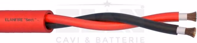 Cavo per allarme antincendio Elan Elanfire TW non schermato rosso 2x2,50 mm 100 m
