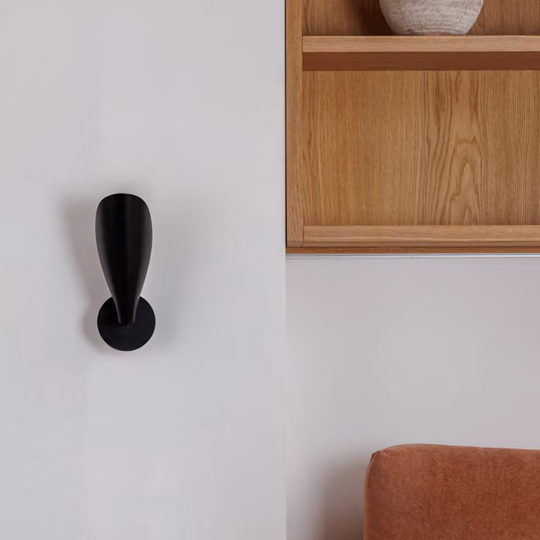 FARO BARCELONA Applique da parete Liggera, dimmerabile, Nero, Soggiorno / Sala da pranzo, Metallo, Moderno, Applique