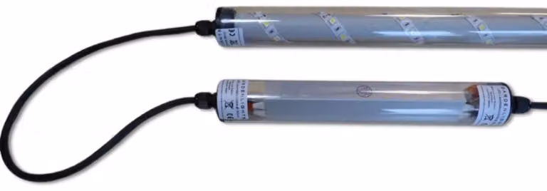 6884 Luce per gabbioni LED 230 Volt 360° 1,40 m Colore della luce verde