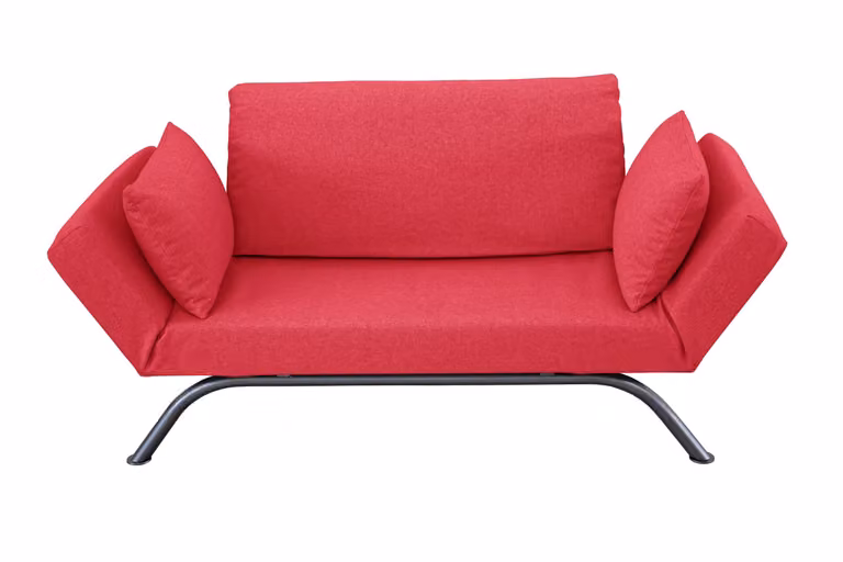 Divano Letto 2 Posti LIV Rosso