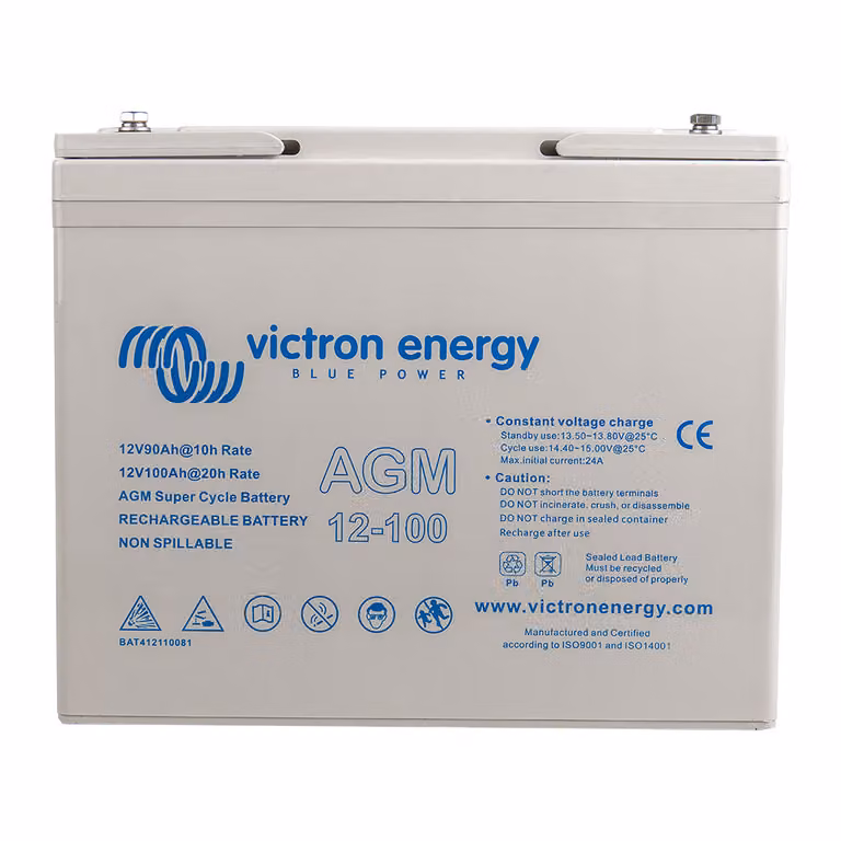 12V/100Ah AGM Super Cycle Batt. (M6)