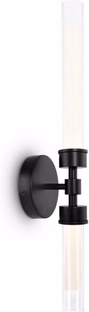 Applique Stelo tubi vetro nero LED 3000K Maytoni MOD116