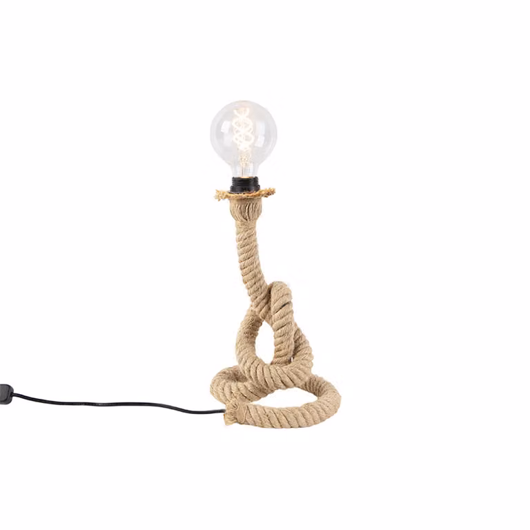 Lampada da tavolo, corda, H 33 cm, ROPE